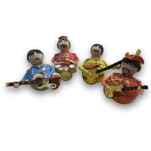 A charming sculpture of The Beatles