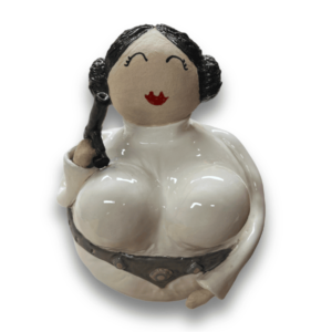 Princess Leia ceramics sculpture